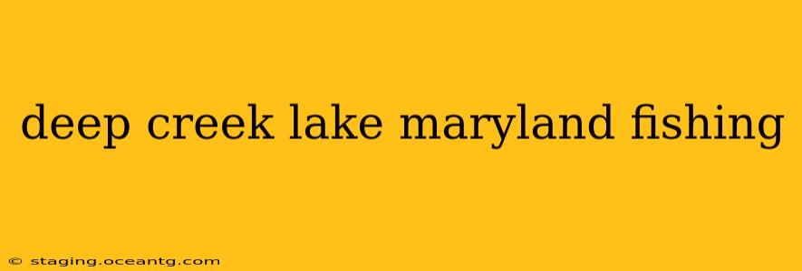 deep creek lake maryland fishing