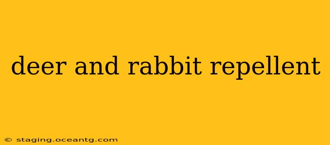 deer and rabbit repellent