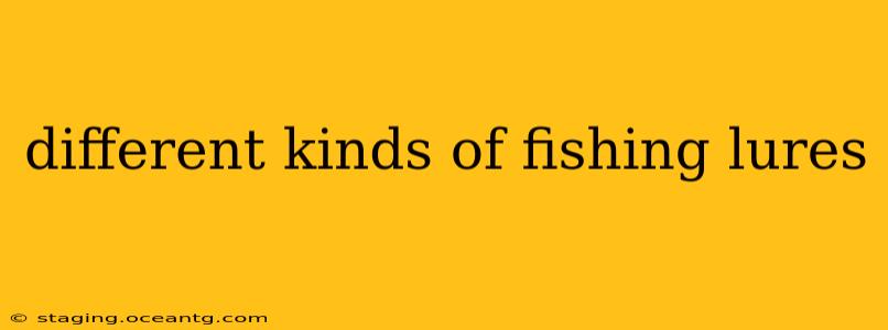 different kinds of fishing lures