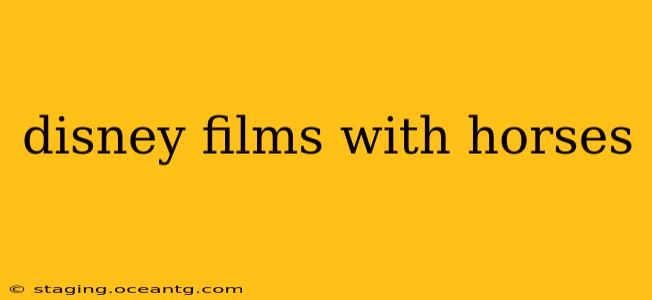 disney films with horses