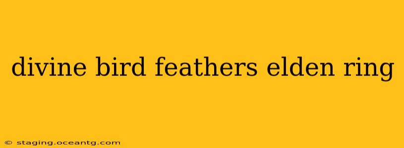 divine bird feathers elden ring
