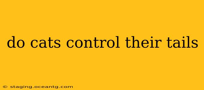 do cats control their tails