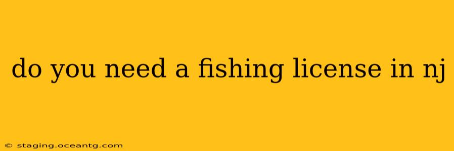 do you need a fishing license in nj