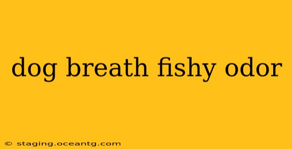 dog breath fishy odor