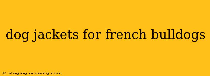 dog jackets for french bulldogs