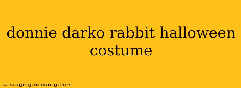 donnie darko rabbit halloween costume