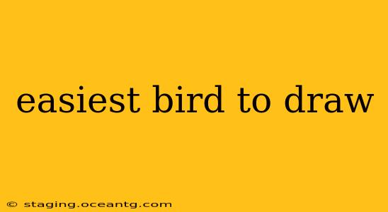 easiest bird to draw