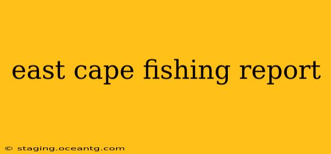 east cape fishing report
