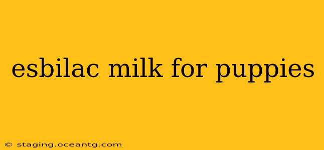 esbilac milk for puppies