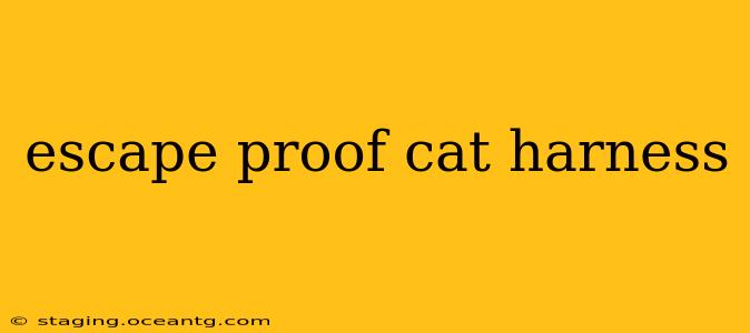 escape proof cat harness