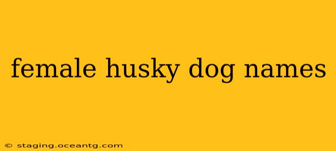 female husky dog names