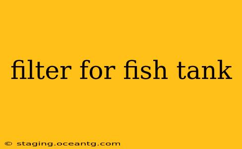 filter for fish tank
