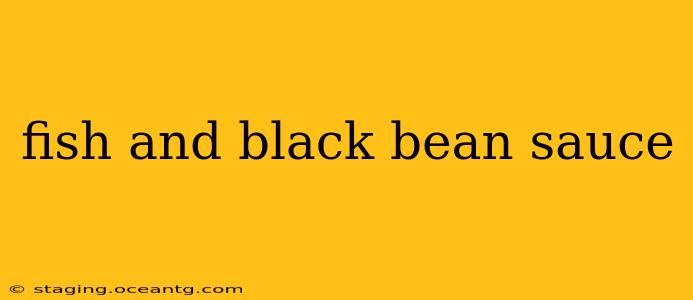 fish and black bean sauce