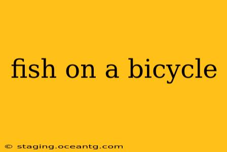 fish on a bicycle
