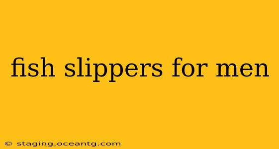 fish slippers for men