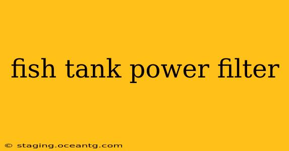 fish tank power filter