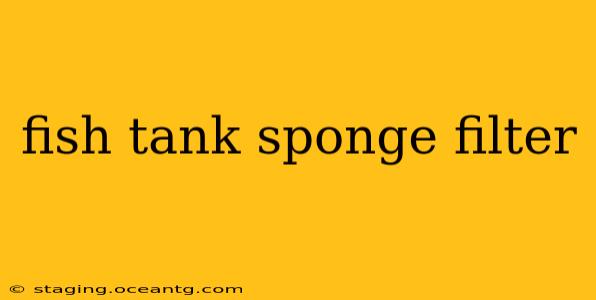 fish tank sponge filter