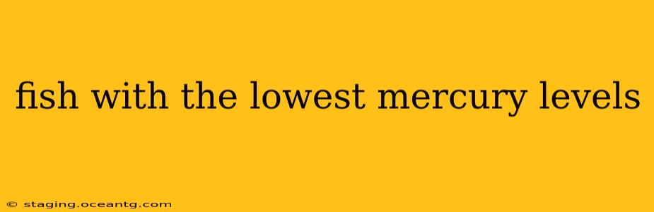 fish with the lowest mercury levels