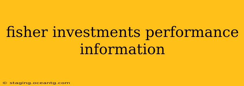 fisher investments performance information