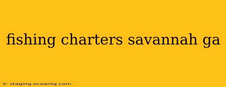 fishing charters savannah ga