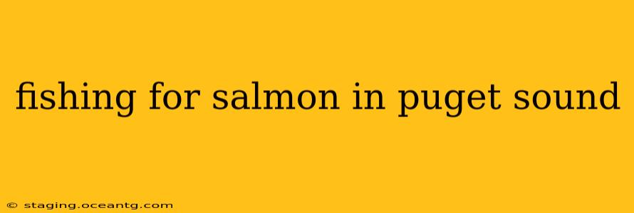 fishing for salmon in puget sound