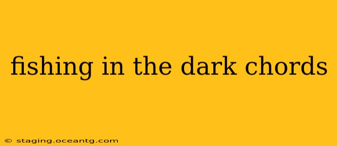 fishing in the dark chords