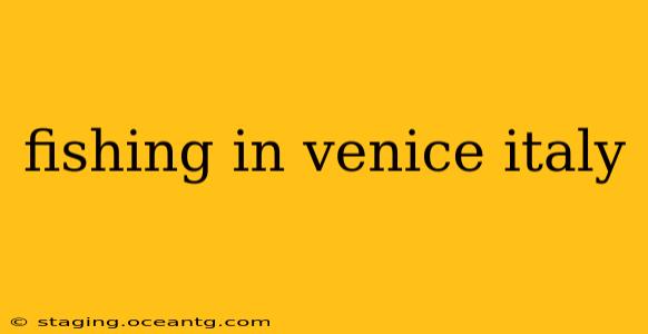 fishing in venice italy