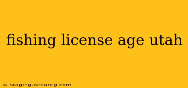 fishing license age utah