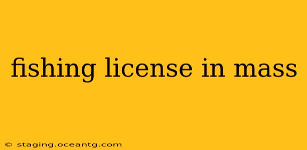 fishing license in mass