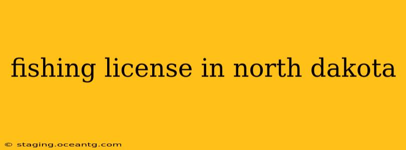 fishing license in north dakota