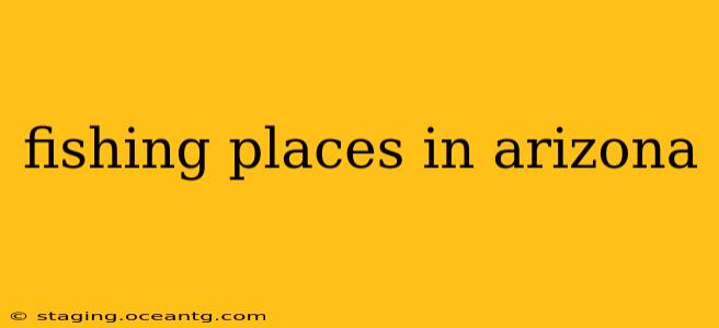 fishing places in arizona