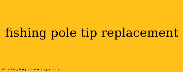fishing pole tip replacement