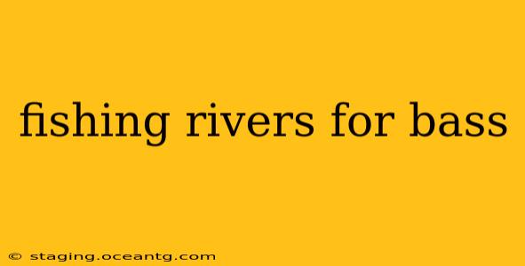 fishing rivers for bass