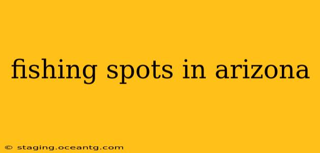 fishing spots in arizona