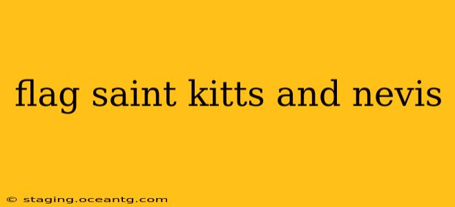 flag saint kitts and nevis