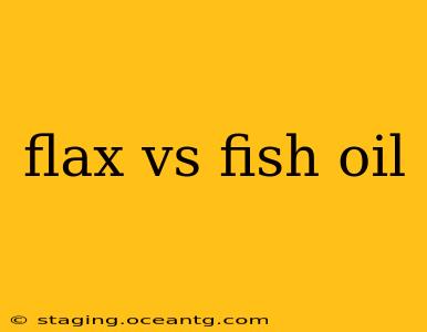 flax vs fish oil