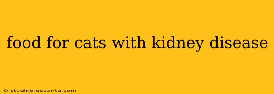 food for cats with kidney disease