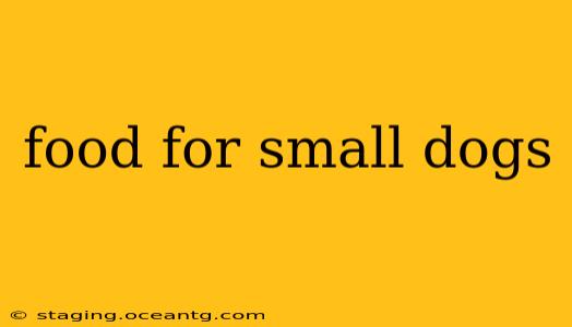 food for small dogs