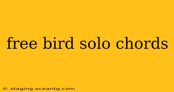 free bird solo chords