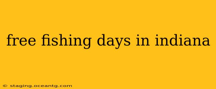free fishing days in indiana