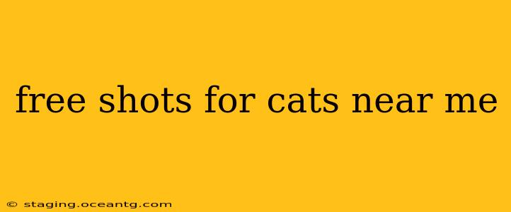 free shots for cats near me