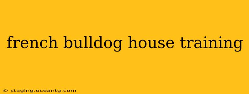 french bulldog house training