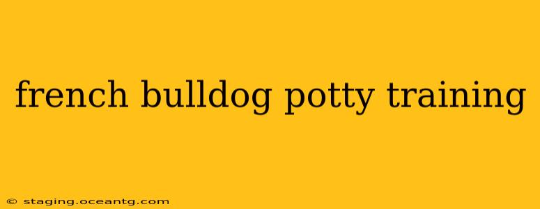 french bulldog potty training