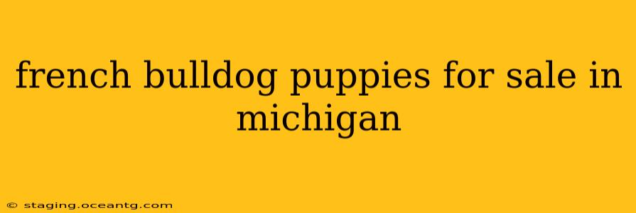 french bulldog puppies for sale in michigan