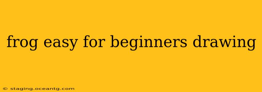 frog easy for beginners drawing