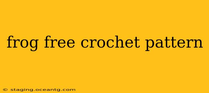 frog free crochet pattern