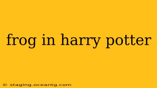 frog in harry potter