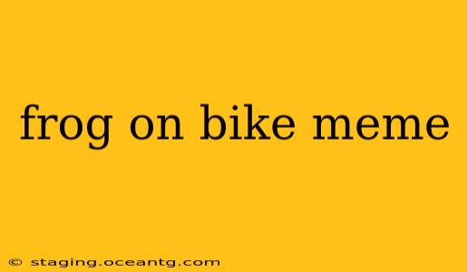 frog on bike meme