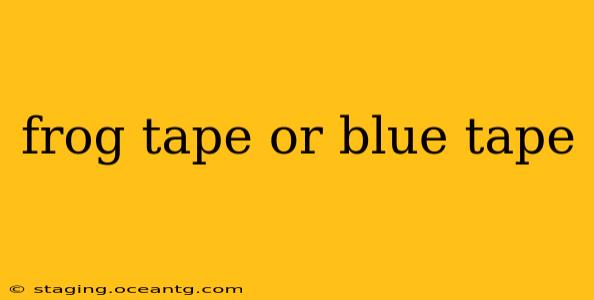 frog tape or blue tape