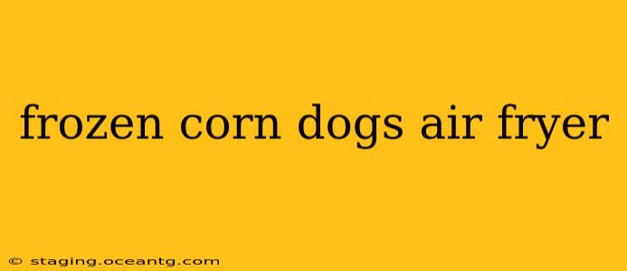 frozen corn dogs air fryer